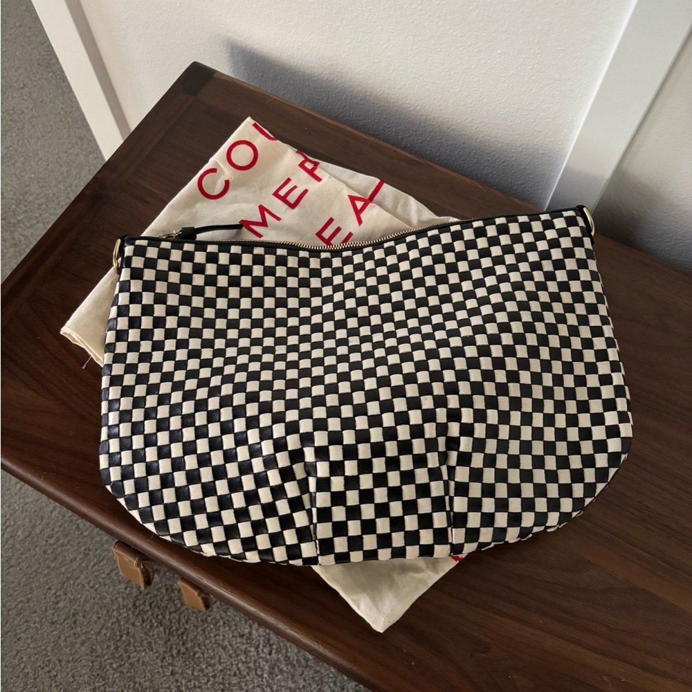 Clare V Checkered Moyen Messenger